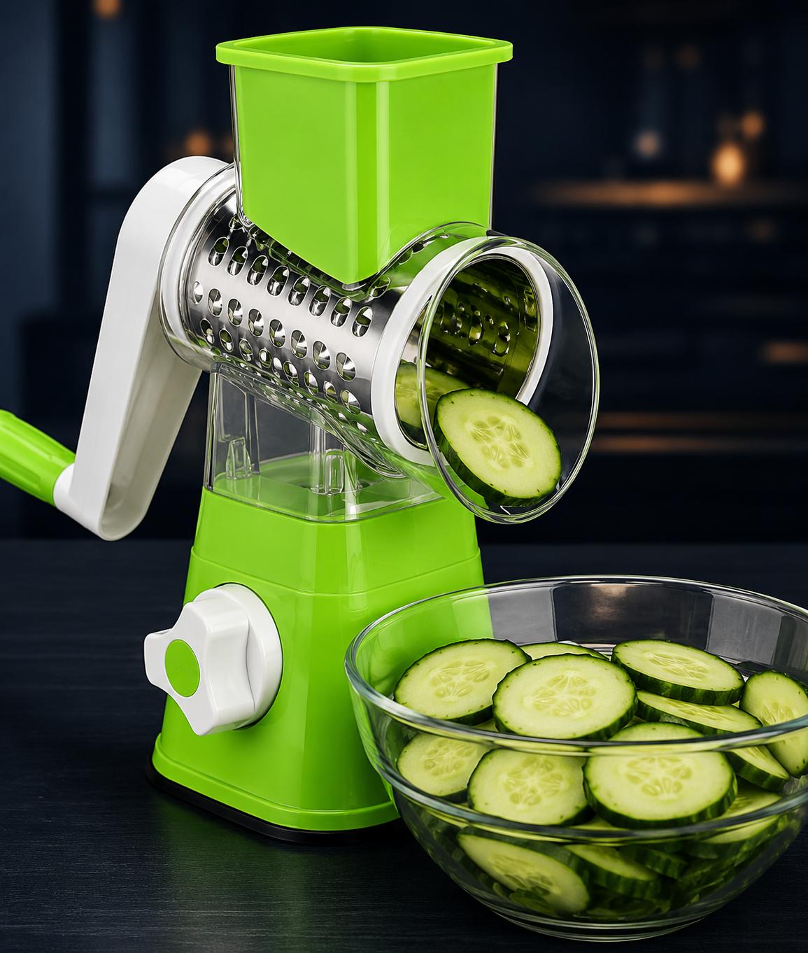 Multi-Function Vegetable Cutter & Slicer with Stainless Steel Blades