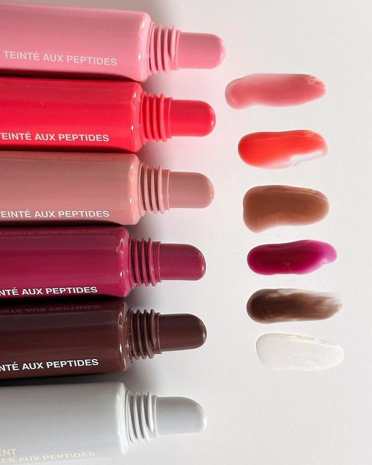 Rhode Peptide Lip Tint Pack of 8 – Hydrating Glossy Lip Balm Set with 8 Shades