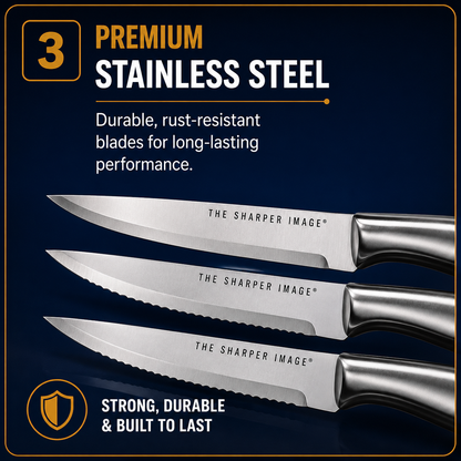 Premium Manual Knife Sharpener – 3 Stage Kitchen Knife Sharpening Tool for Home & Professional Use