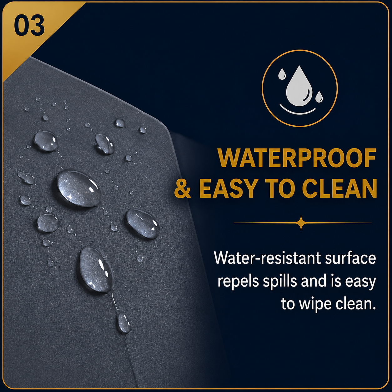 Heavy Duty Anti-Fatigue Kitchen Floor Mat | Non-Slip Waterproof Comfort Mat for Kitchen, Laundry & Office