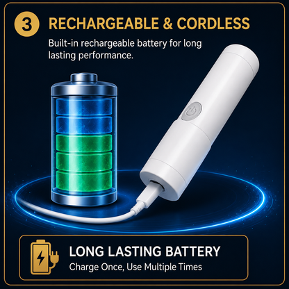 Electric Spin Scrubber Brush | Cordless Rechargeable Cleaning Brush for Bathroom, Kitchen & Tiles
