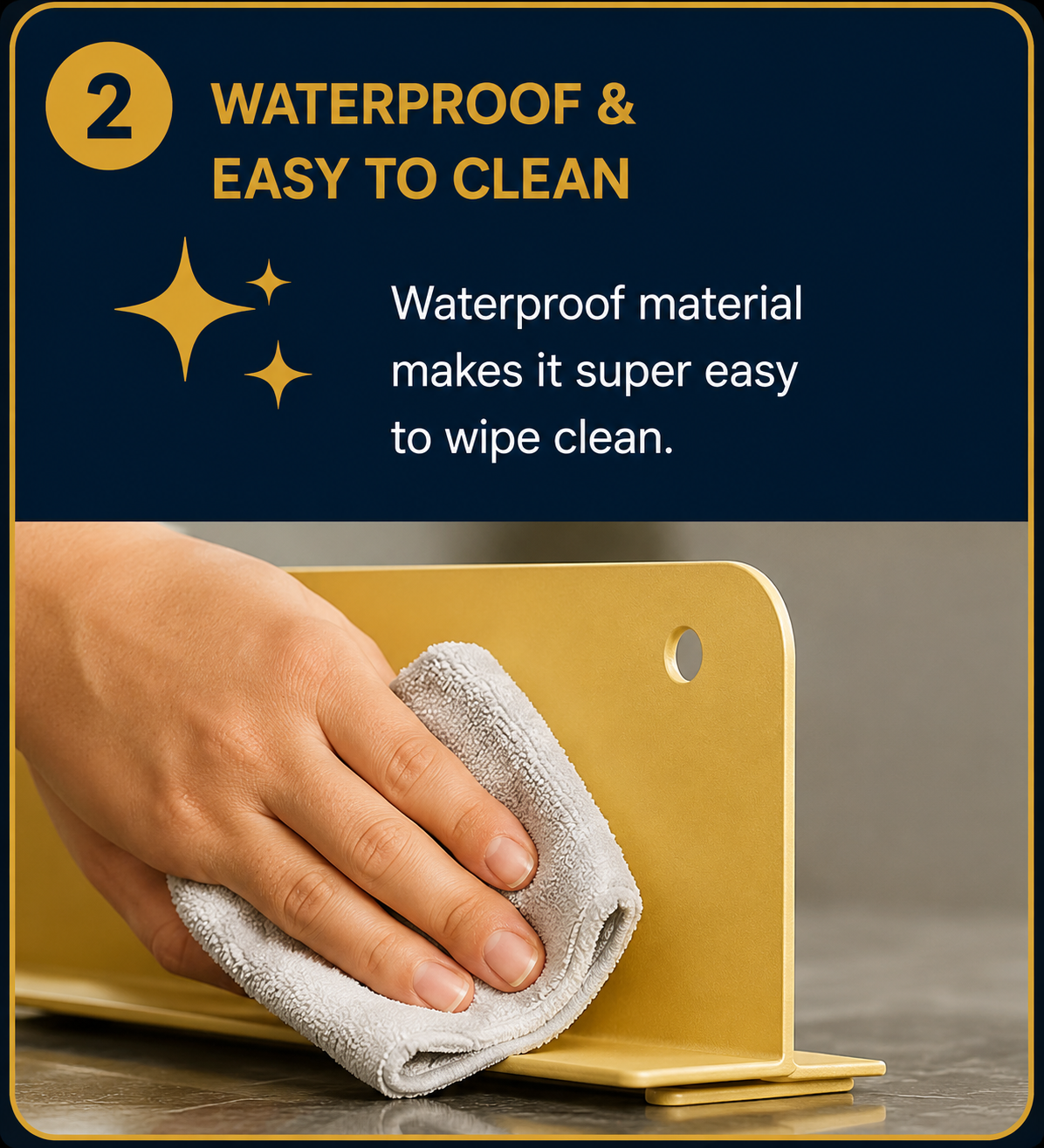 Kitchen Sink Splash Guard Water Barrier | Waterproof Countertop Splash Protector for Kitchen & Bathroom