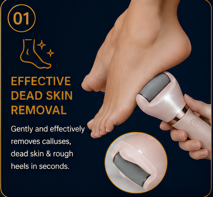 Electric Foot Callus Remover | Rechargeable Dead Skin & Cracked Heel Pedicure Tool