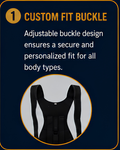 Posture Corrector Belt for Men & Women | Adjustable Back Support Brace